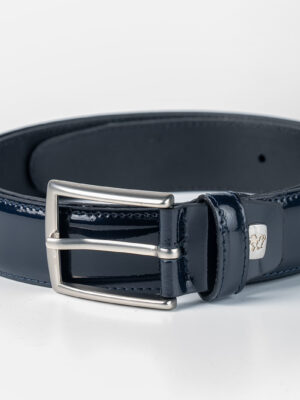 Cinturón Azul Noche Charol