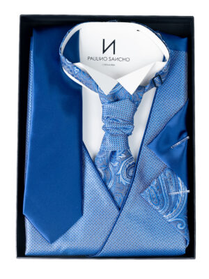 Pack Chaleco Estampado Azulón