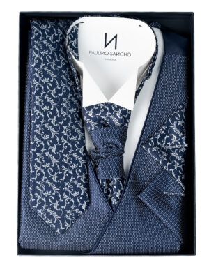 Pack Chaleco Espiga Azul Marino