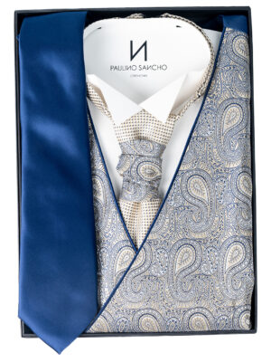 Pack Chaleco Estampado Combinado Invertido