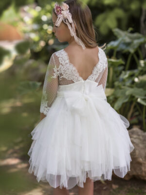 Vestido Arras Corto Plumeti