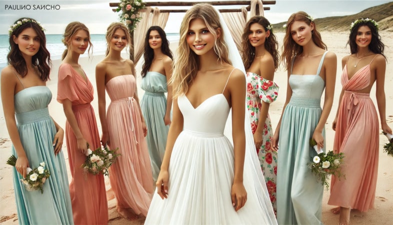 Ejemplo de vestidos de boda mujer