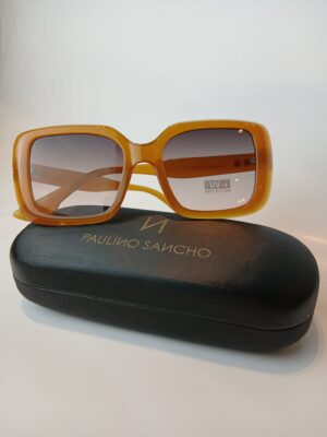 Gafas de sol cuadradas ámbar