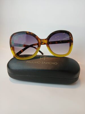 Gafas de sol oversize carey y mostaza