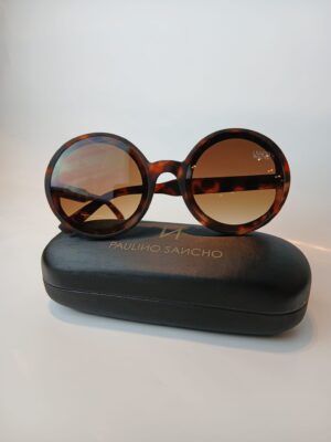 Gafas de sol redondas carey