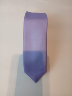 Corbata de Seda Lisa Lavanda Satinada
