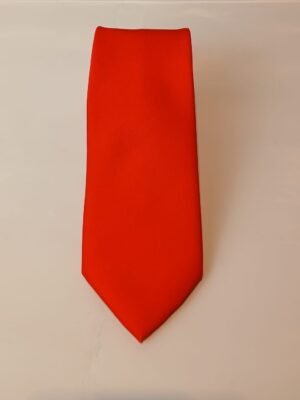 Corbata lisa roja pasión