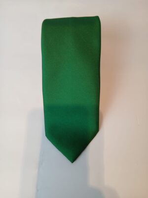 Corbata lisa verde esmeralda