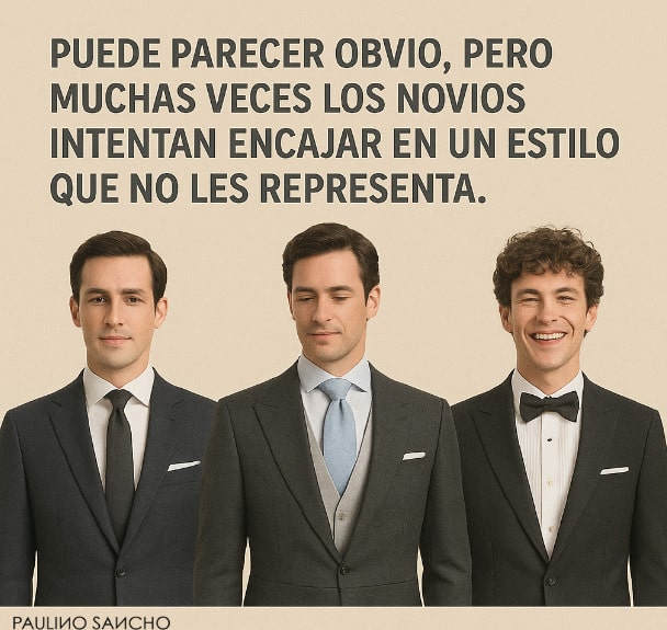 Ejemplo de cómo adaptar la personalidad con el tipo de corbata