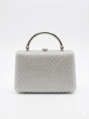 Bolso de mano rectangular