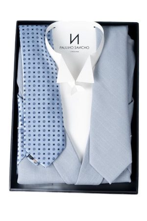 Corbata, chaqué y camisa para padrino de boda