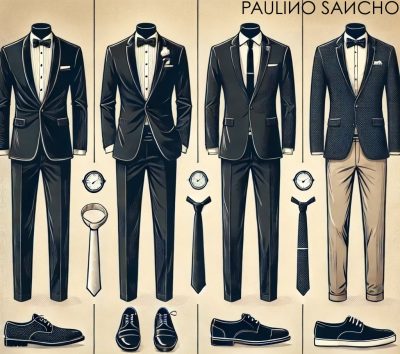 Ejemplo de trajes de hombre para invitado